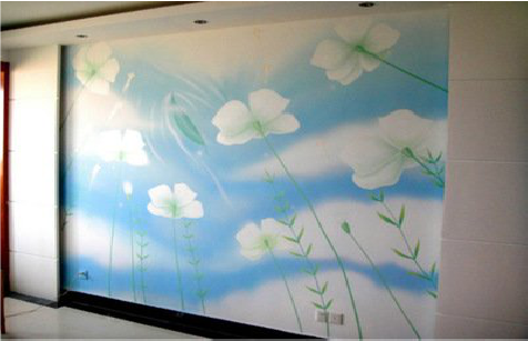 张家港画墙绘怎么画好白云的蓬松感？