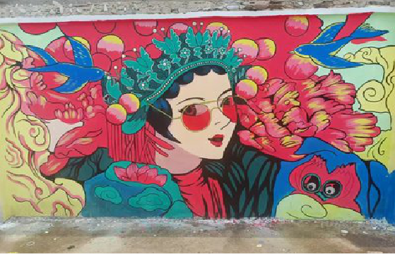 张家港墙体彩绘-网红墙