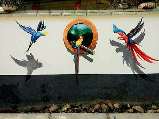 张家港视觉错位-3D墙绘设计