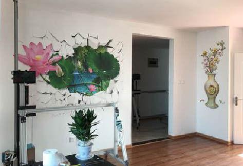 张家港墙体彩绘相比墙纸的优势。