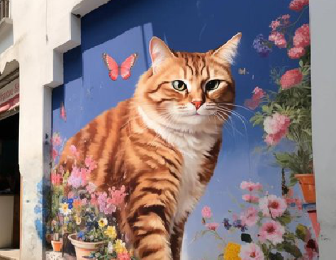 张家港自己绘制有个性的手绘墙