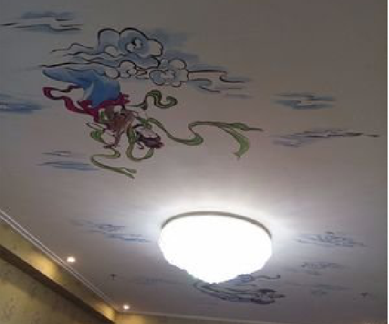 张家港如何快速绘制天花板上的手绘墙？